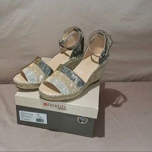 Patrizia by Spring Step Metallic Espadrilles
